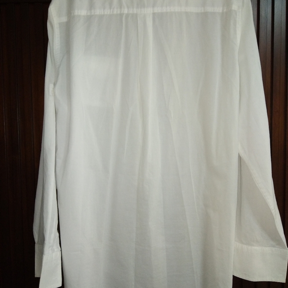 Like New J. Crew factory white  tunic top. - Picture 5 of 6